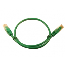 Patchcord UTP RJ45  0,5m zielony